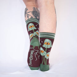 Crew Socks - Mystic Mushrooms