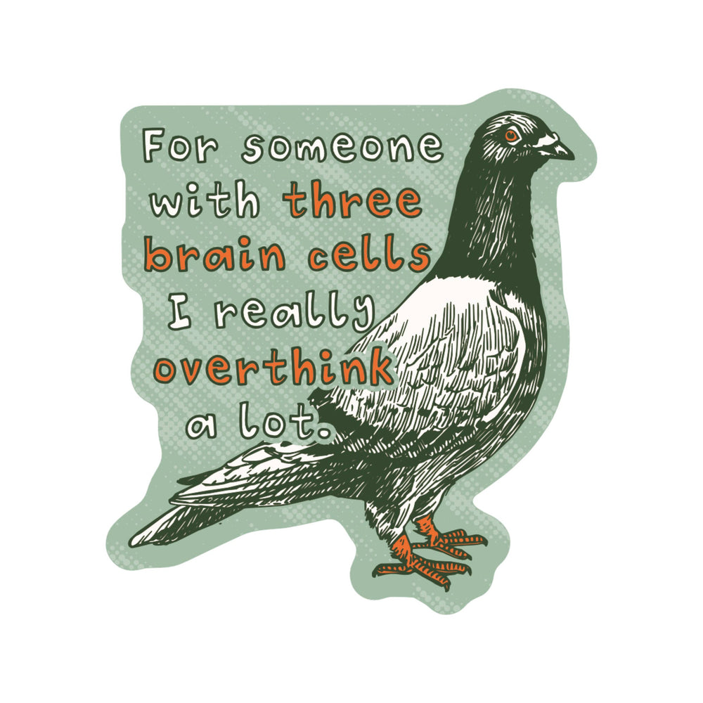 Sticker - Overthinking Pigeon