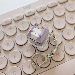Fidget Keycap Keychain - Kupo! Moogle