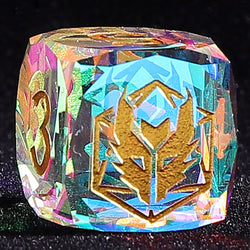 Dragon’s Hoard Luster Cut Dice Set - Prismatic Crystal