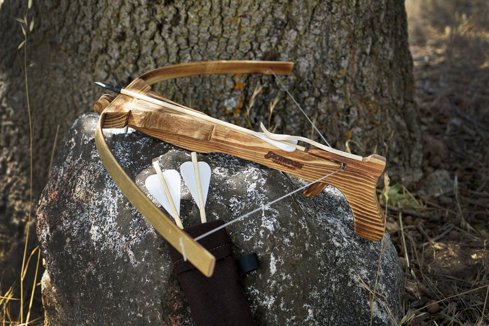 Wood Toy Crossbow Set