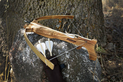 Wood Toy Crossbow Set