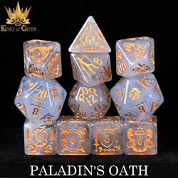 King of Crits Dice Set - Paladin's Oath (11-Piece)