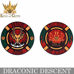 King of Crits Dice Set - Draconic Descent (11-Piece)