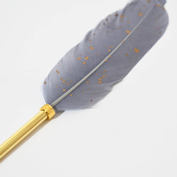 Quill Ballpoint Pen & Stand Set - Time Concept Blue