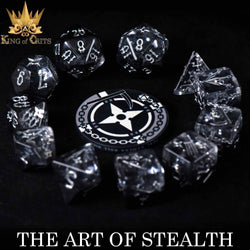King of Crits Dice Set - The Art of Stealth (11-Piece)