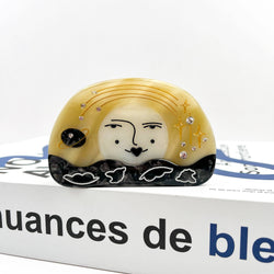 Hair Clip - Moon & Starry Sky