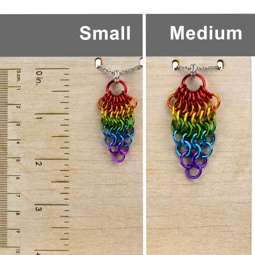 Pridemaille Cluster Pendant - Bisexual