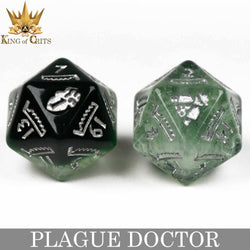 King of Crits Dice Set - Plague Doctor (11-Piece)