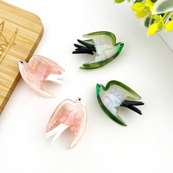 Hair Clip - Pink Swallow