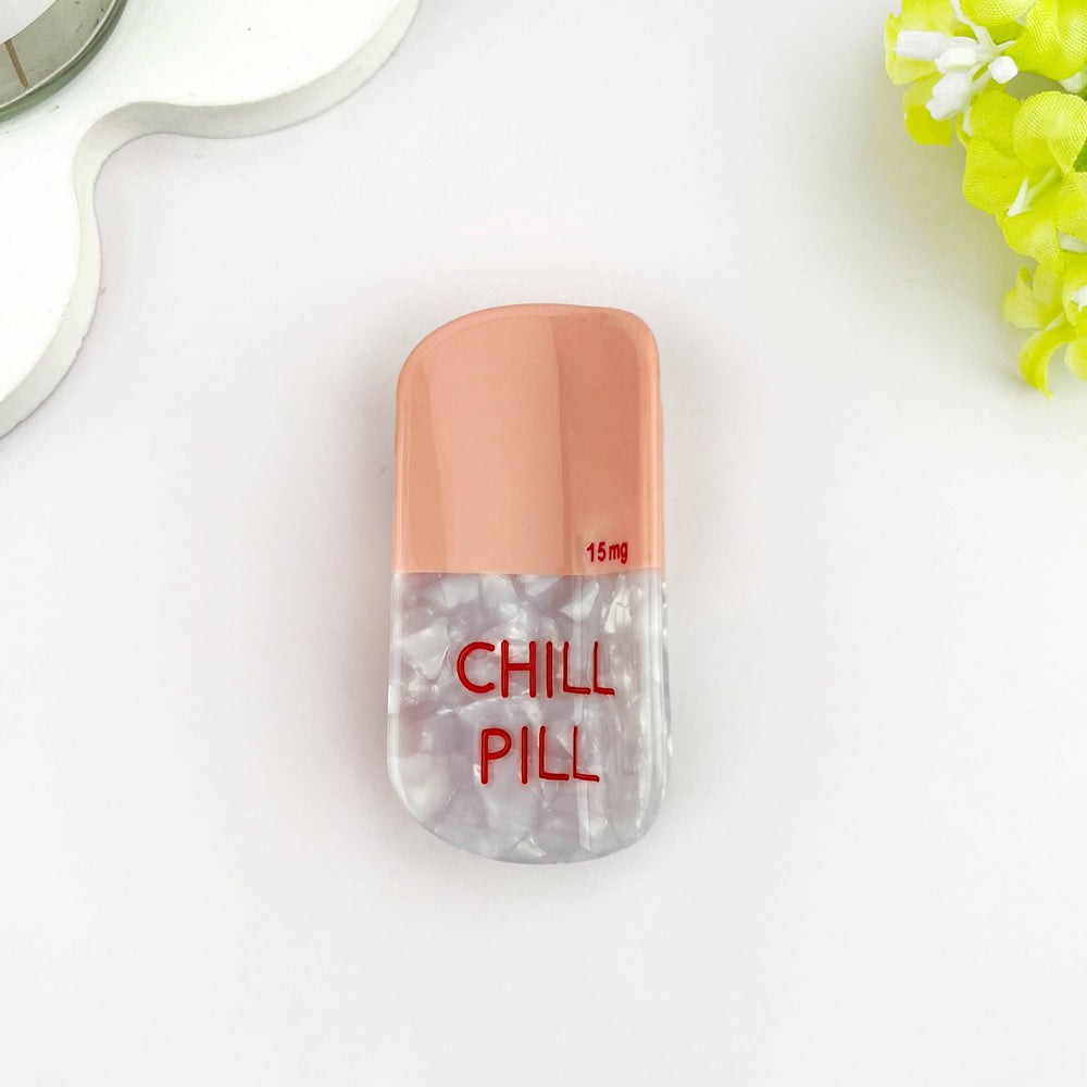 Hair Clip - Chill Pill Pink