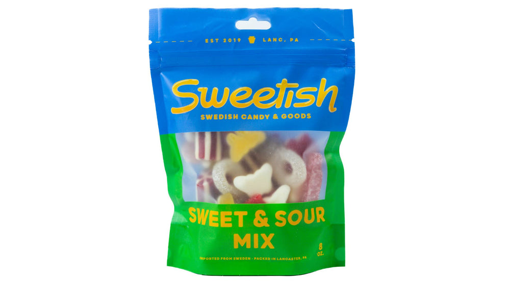 Gummy Candies - Sweetish Sweet and Sour Mix