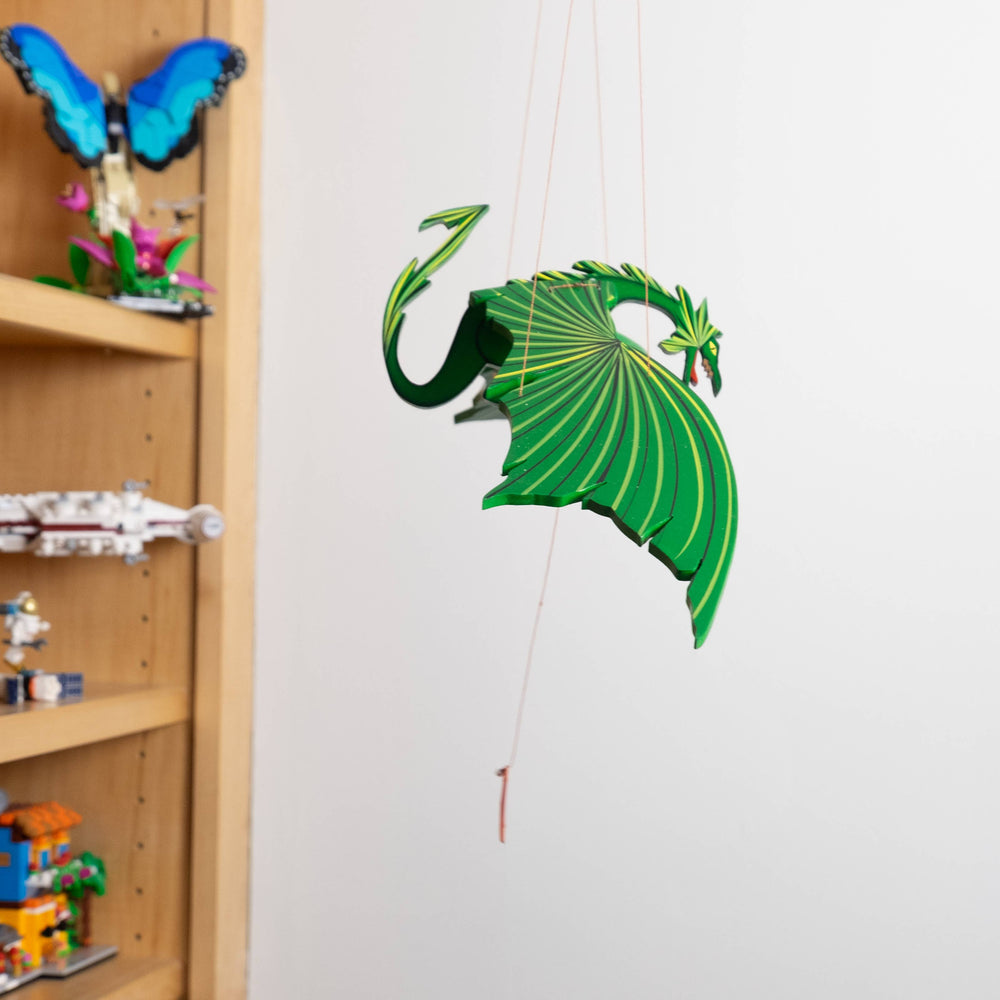 Flying Mobile - Green Dragon