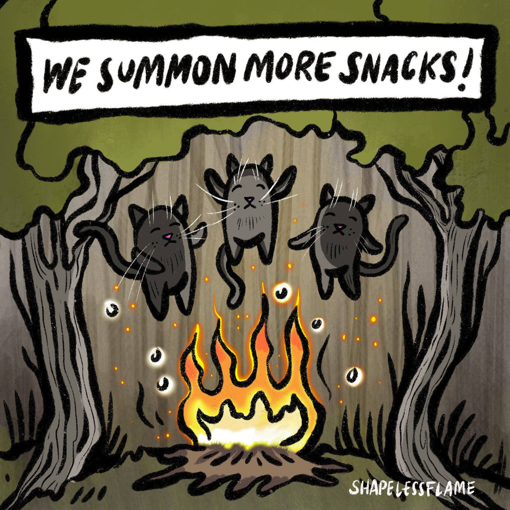Vinyl Sticker - Kitty Forest Coven