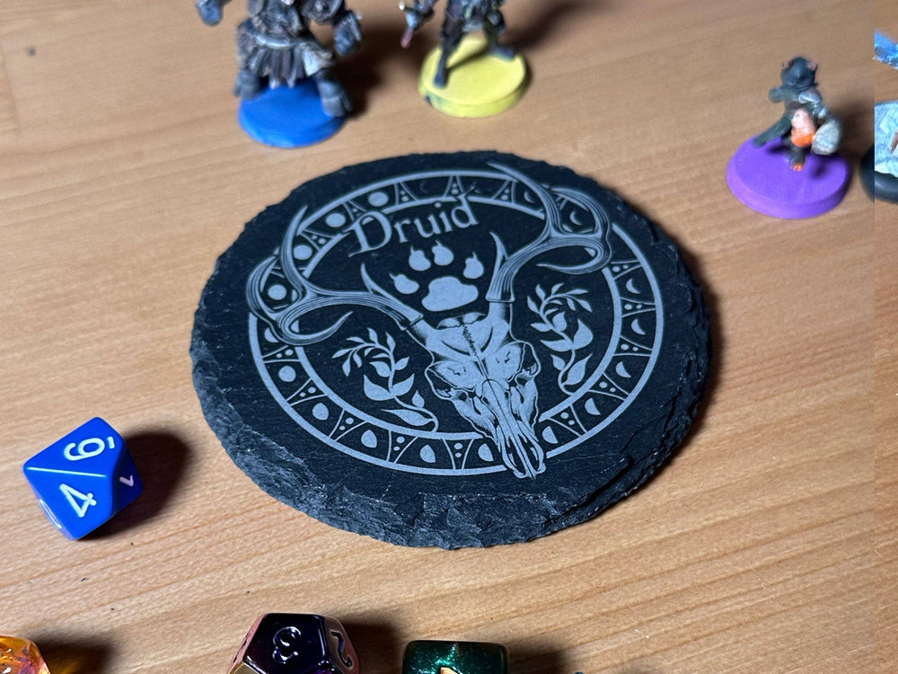 Slate D&D Class Coaster - Paladin
