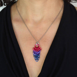 Pridemaille Cluster Pendant - Bisexual