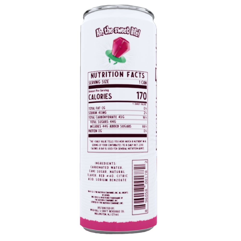 Cane Sugar Craft Soda - Strawberry Ring Pop