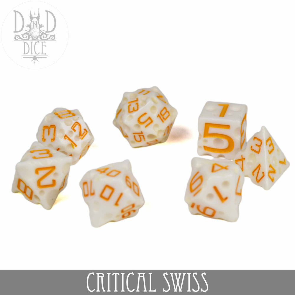 RPG Dice Set - Critical Swiss