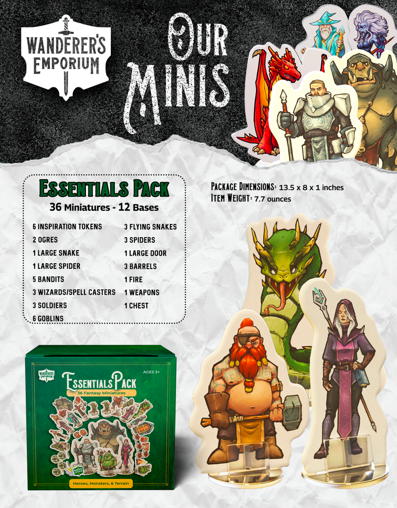 Wanderer's Emporium Minis - Essentials Pack