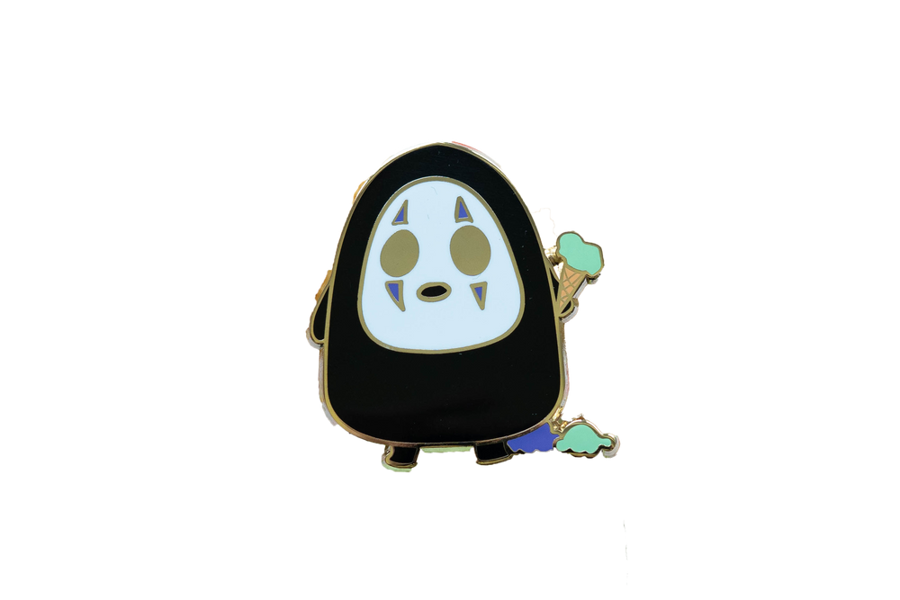 Studio Ghibli No Face Ice Cream Enamel Pin