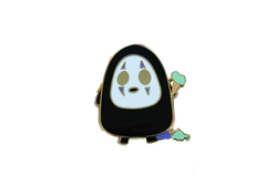 Studio Ghibli No Face Ice Cream Enamel Pin