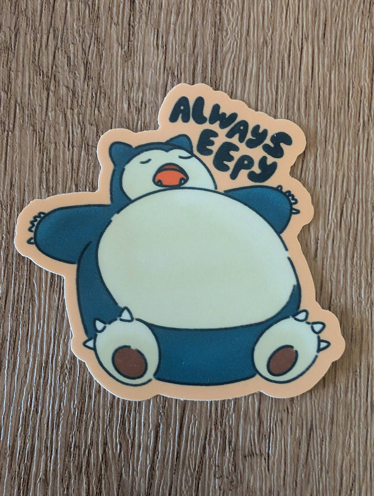 Vinyl Sticker - Pokémon Eepy Snorlax
