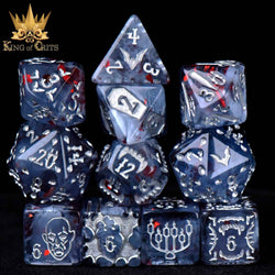 King of Crits Dice Set - Vampiric Bloodline (11 Dice Set)
