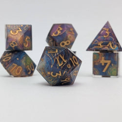 Ebonwood Dice Set - Starry Core