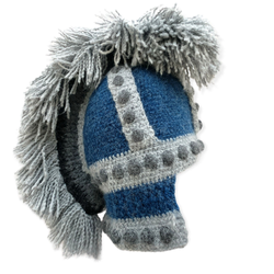 Knight Helmet Knit Hat