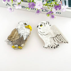 Hair Clip - Snow Owl