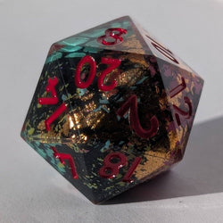 Ebonwood Dice Set - Runeburst