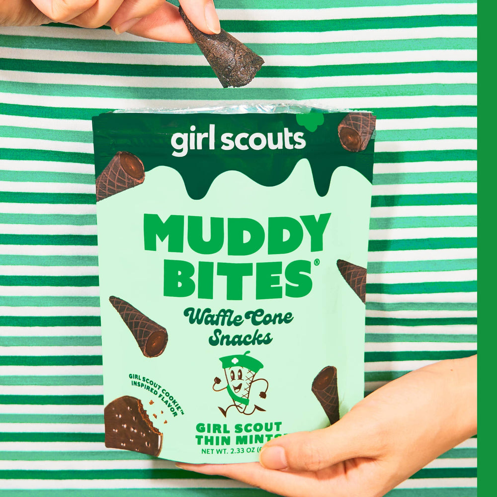 Muddy Bites - Thin Mint Waffle Cone Snacks