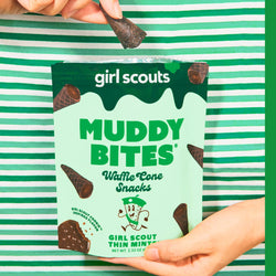 Muddy Bites - Thin Mint Waffle Cone Snacks