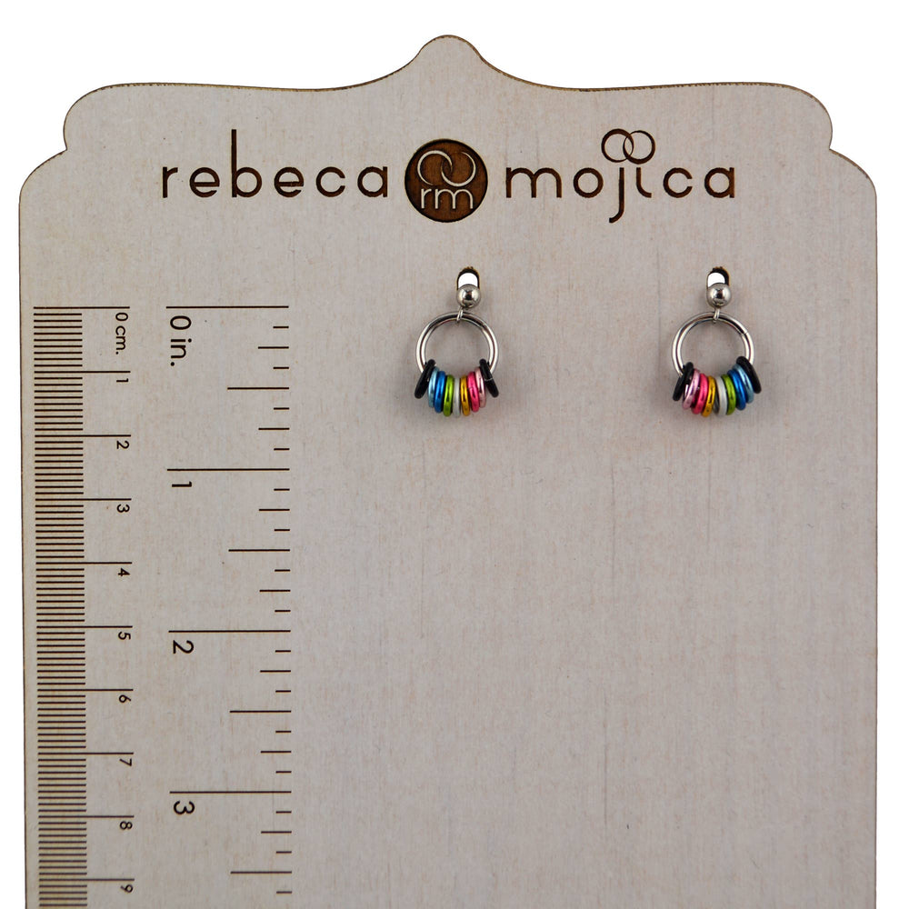 Pridemaille Tiny Hoop Earring - Queer Pride