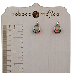 Pridemaille Tiny Hoop Earring - Queer Pride