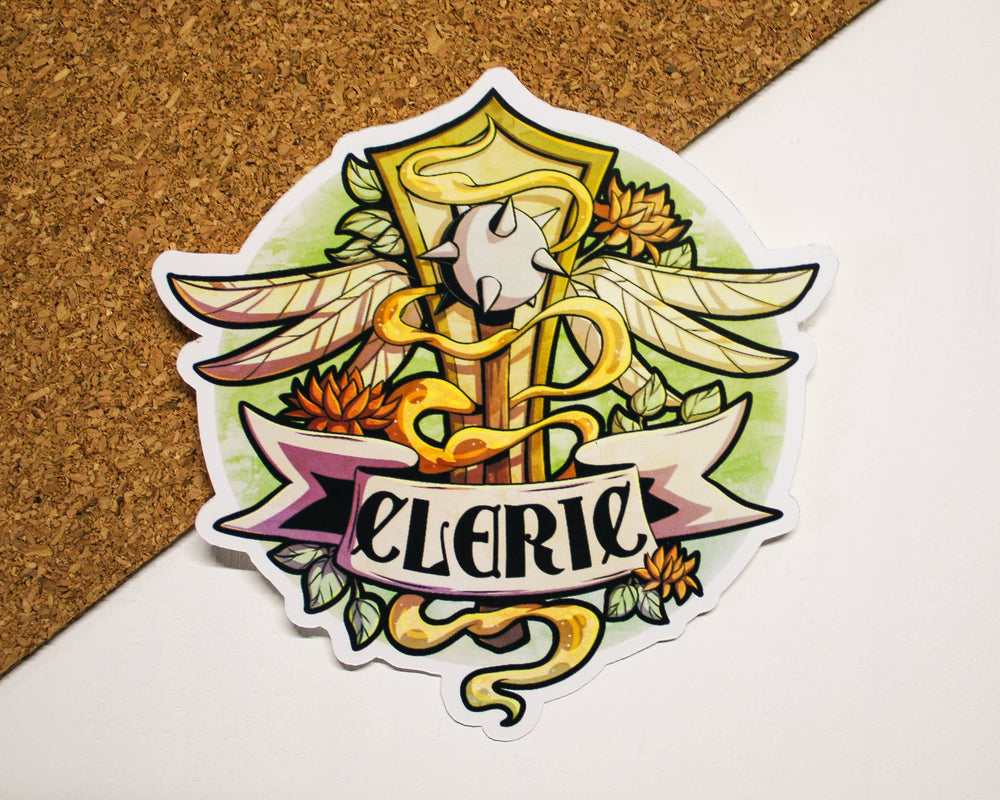 Cleric Class Sticker: Sticker