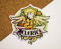 Cleric Class Sticker: Sticker