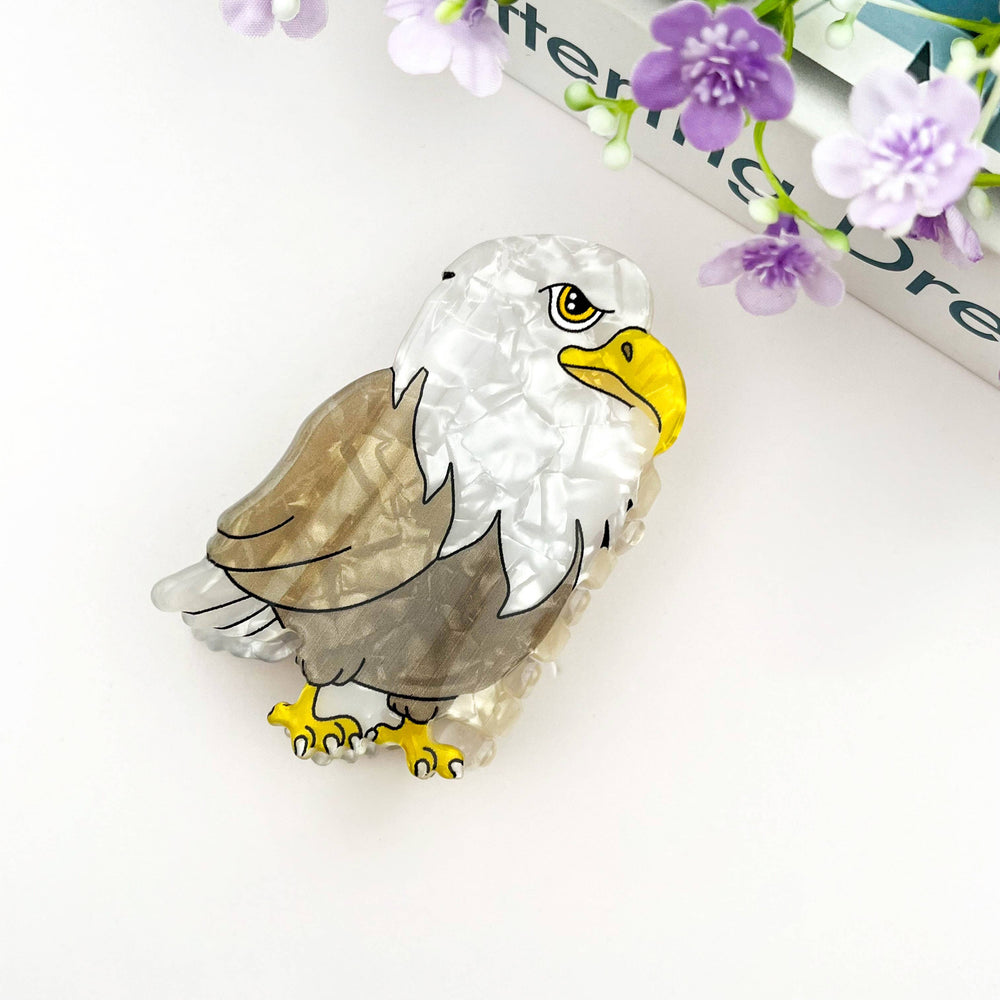 Hair Clip - Snow Owl