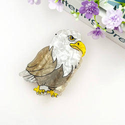 Hair Clip - Snow Owl