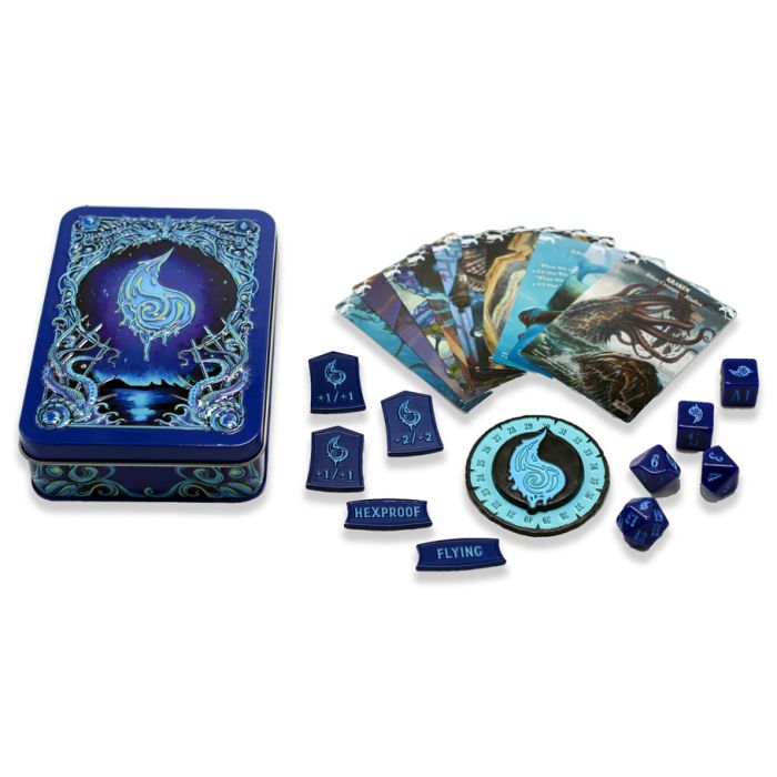 Metal MTG Token Set - Blue Mana