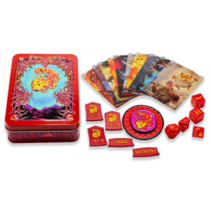 Metal MTG Token Set - Red Mana