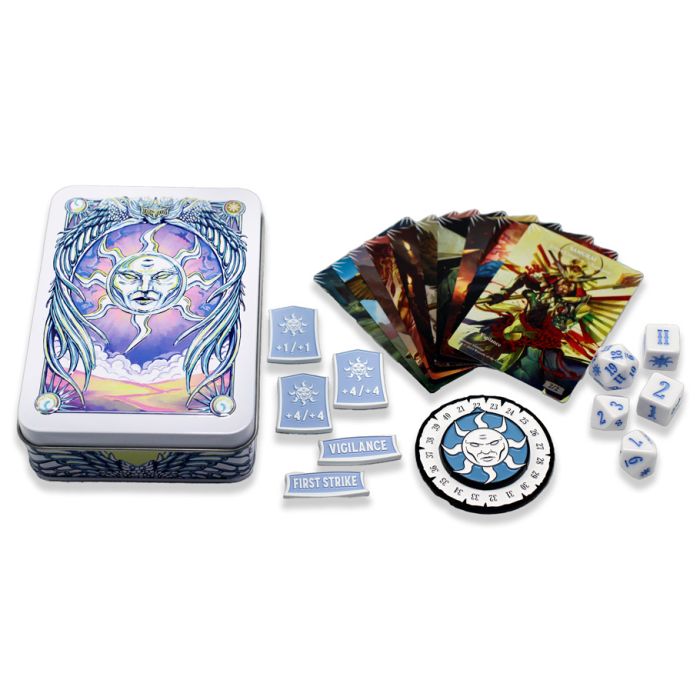 Metal MTG Token Set - White Mana