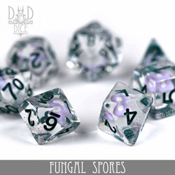 RPG Dice Set - Fungal Spores