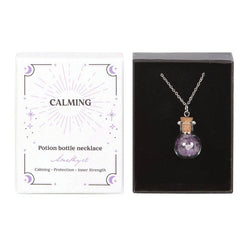 Potion Bottle Necklace - Amethyst