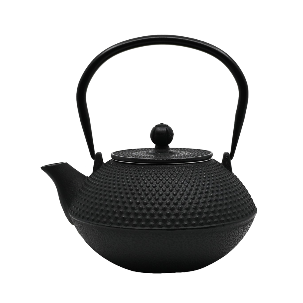 Tea Kettle - Black Hobnail