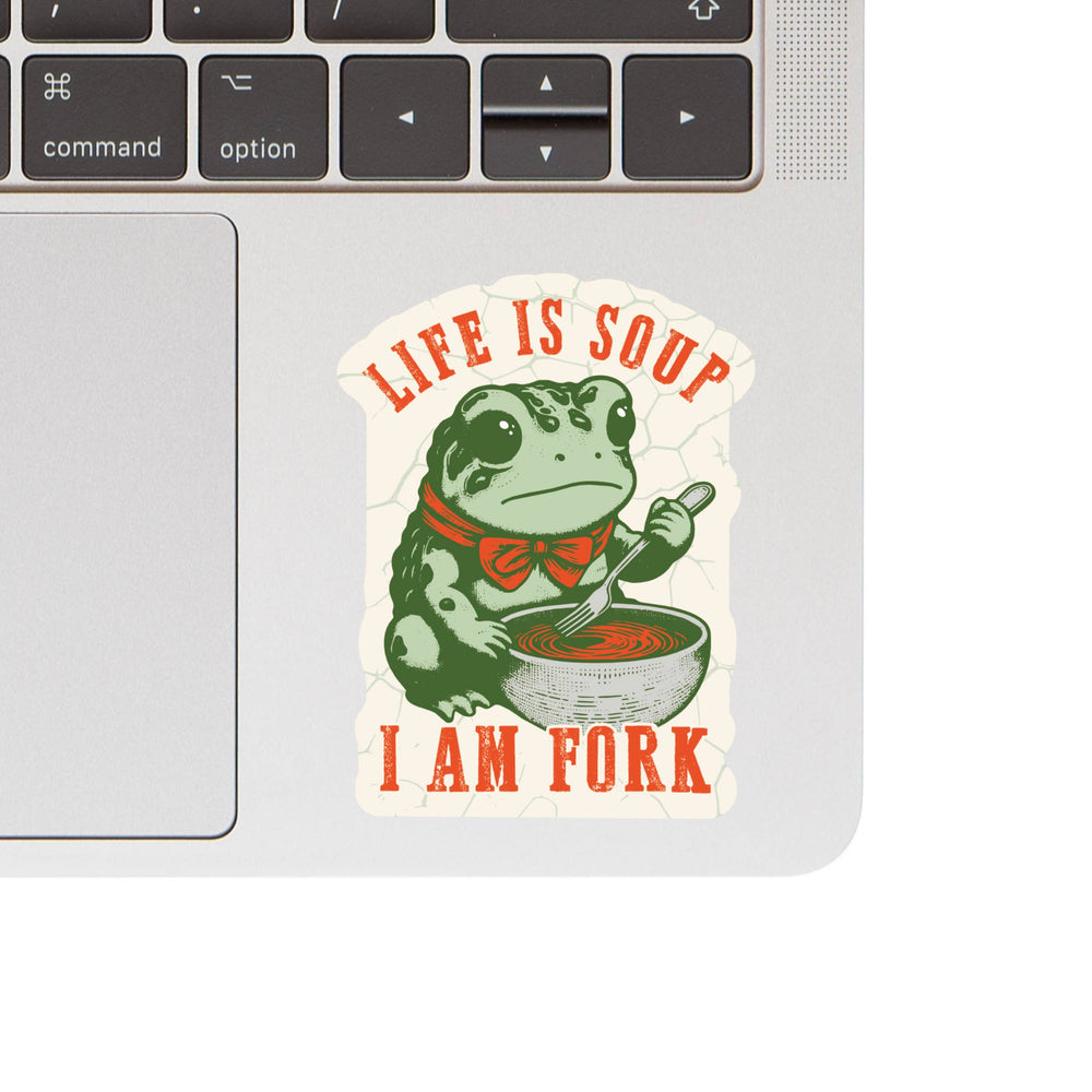 Vinyl Sticker -  I Am Fork