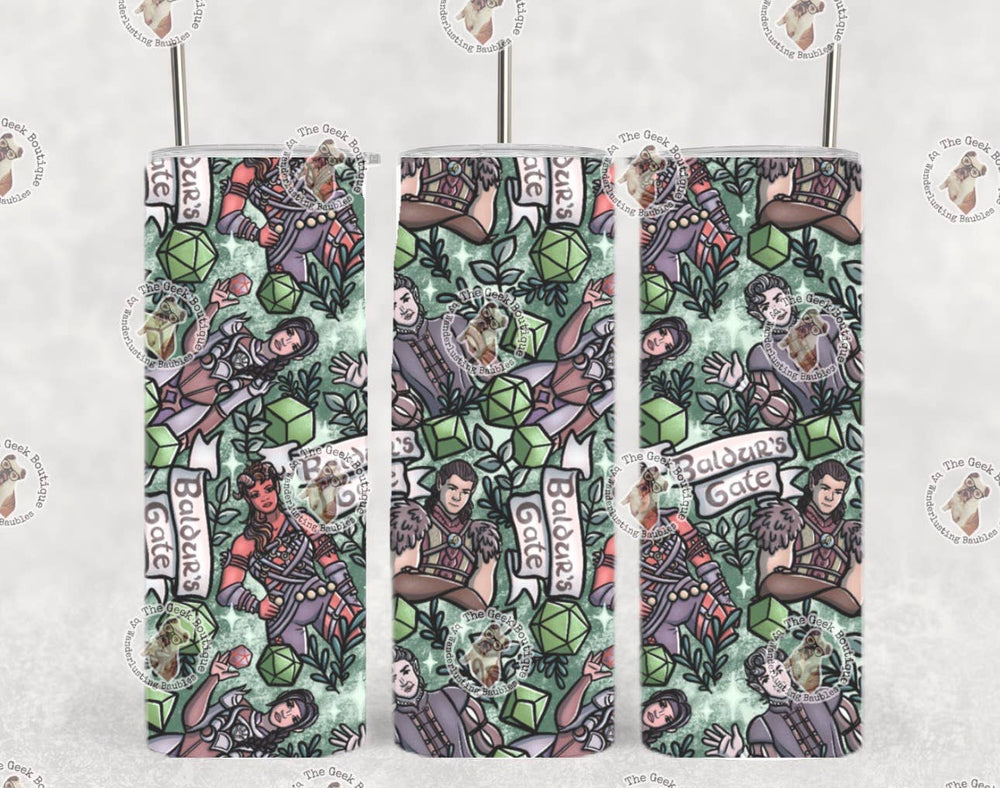 Insulated Tumbler - D&D BG3 Collage