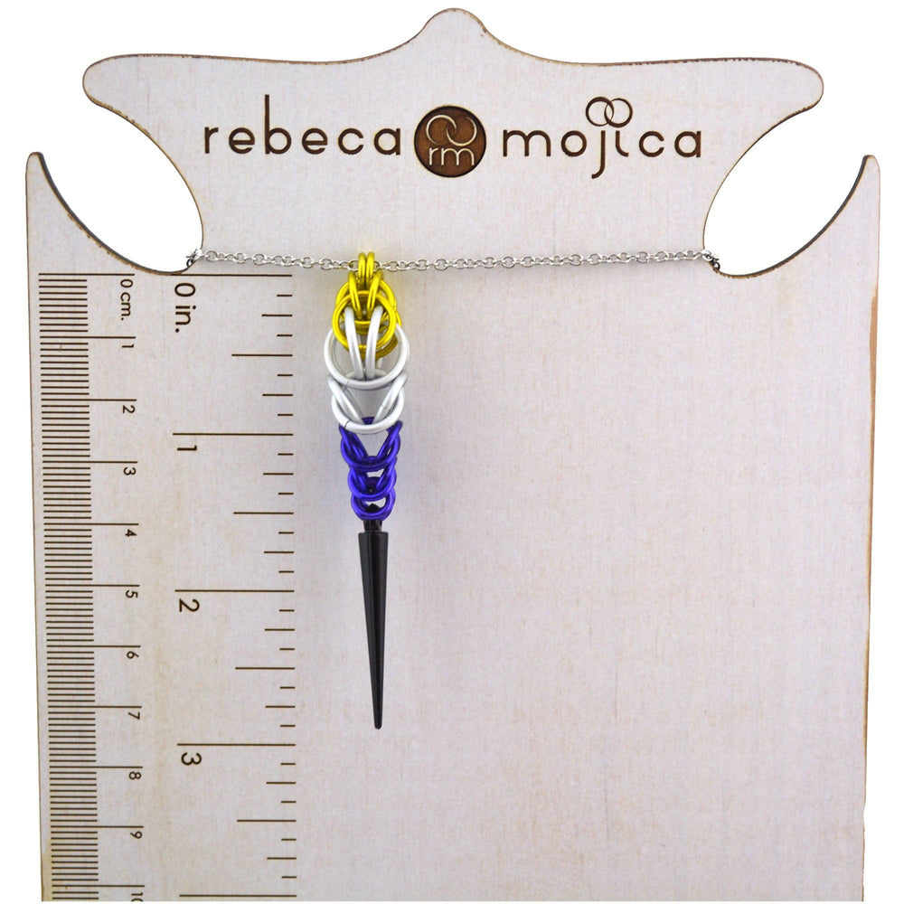 Pridemaille Spike Pendant - Nonbinary