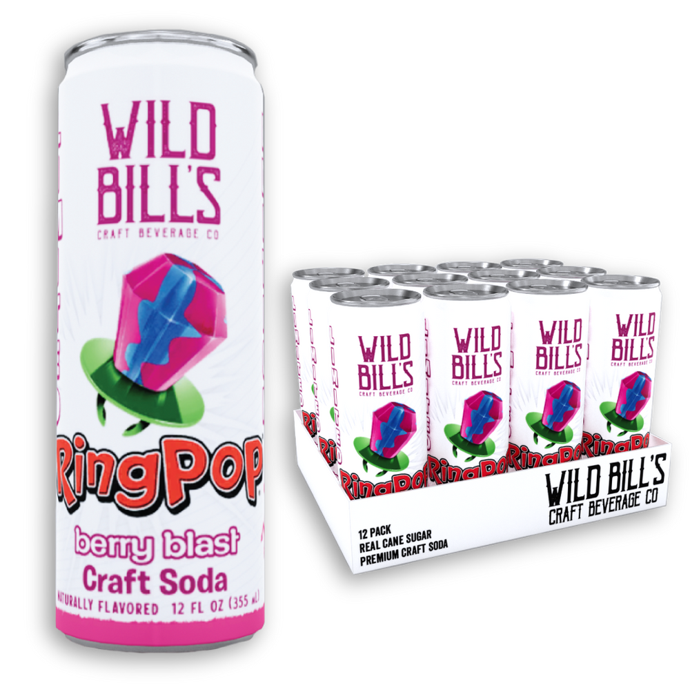 Cane Sugar Craft Soda - Berry Blast Ring Pop