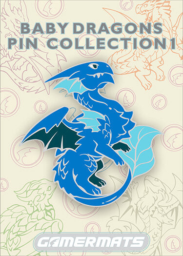 Enamel Pin - Baby Blue Dragon